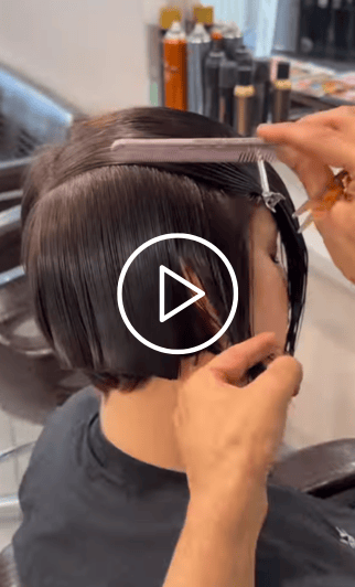 Sculpting movement into a graduated bob