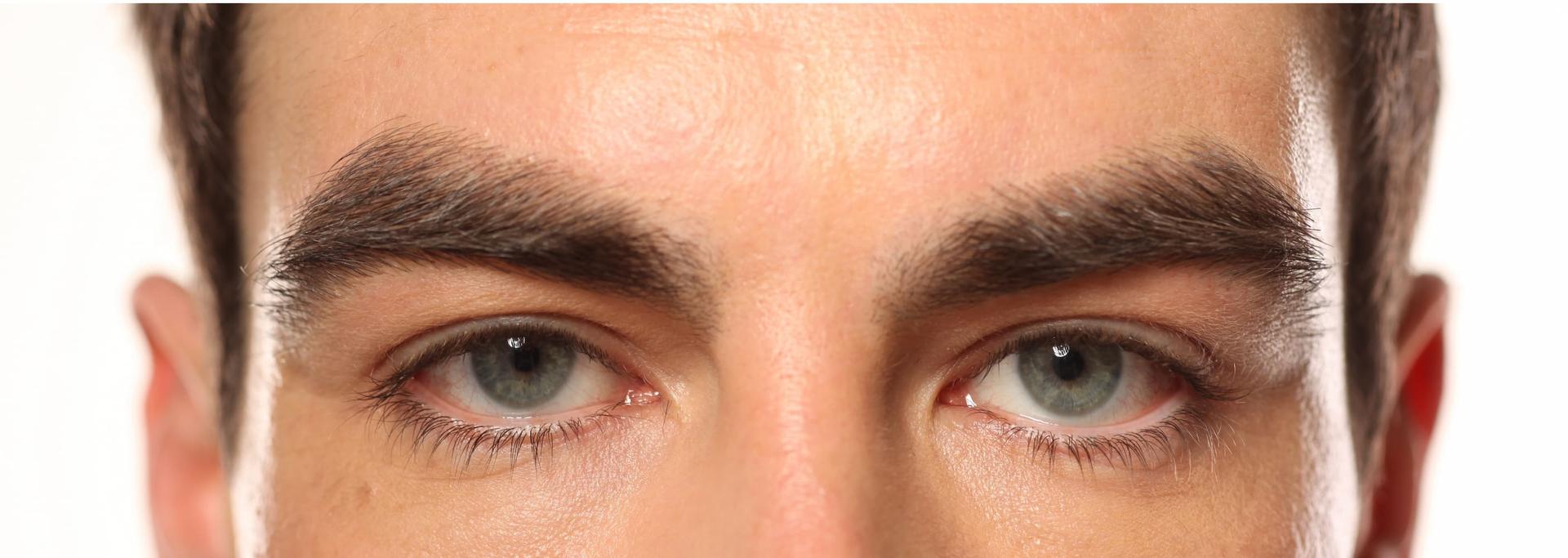 Men’s brows after threading