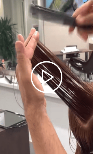 Layers cut to suit the hair’s texture