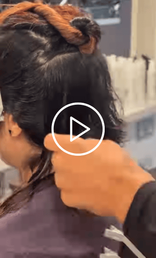 Short layered haircut
